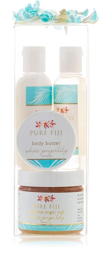 PureFiji Sets & Kits – Pure Fiji Spa Gift for Women - Body Gift Box Include: Body Lotion 1Fl