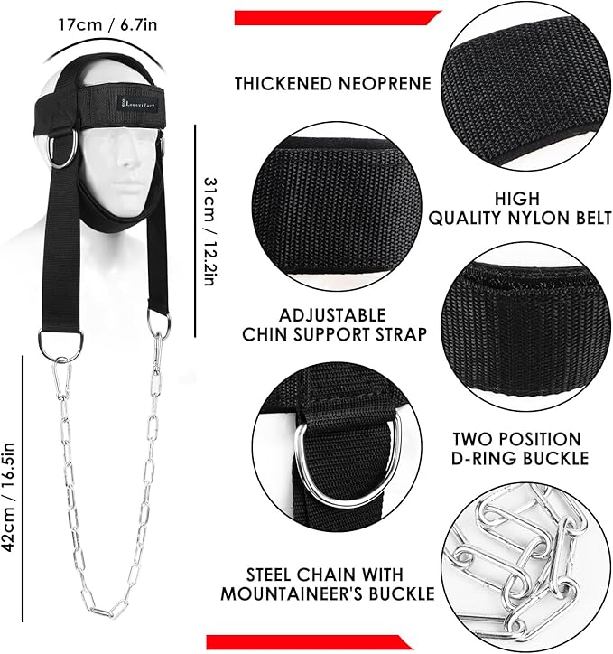 Top Pick – Neck Harness for Weight Lifting Training Head Neck