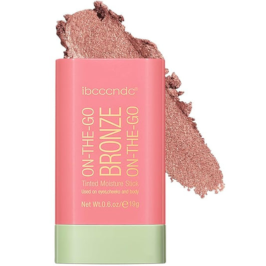 MEICOLY Highlighters & Luminizers – MEICOLY Cream Bronzer Stick, Natural Highlight Contour Makeup,Face Highlighter Stick,Contour Stick Facial Contouring Stick,Buildable Face Bronzer Face Shaping,Waterproof,01 Warm Glow