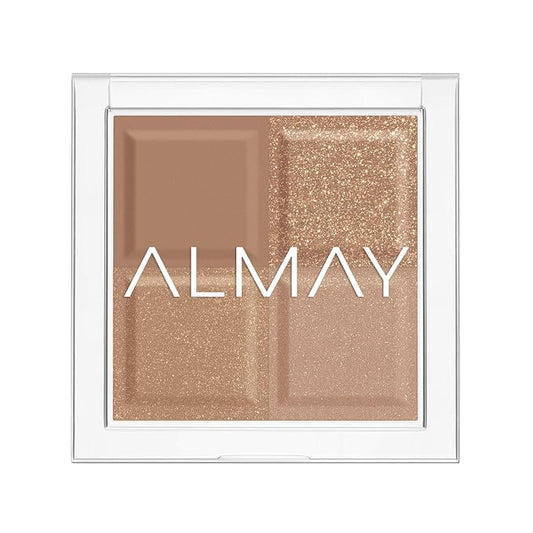 Almay Eyeshadow – Almay Shadow Squad, 210 Unplugged, 1 count, eyeshadow palette, Gel,Powder