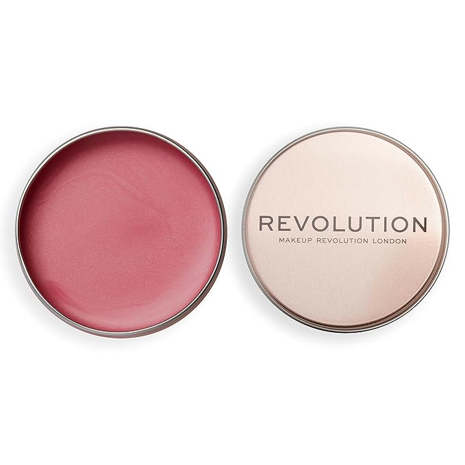 RevolutionBeautyLondon Balms & Moisturizers – Revolution, Balm Glow, Multi-Use Balm for Cheeks, Eyes & Lips, Buildable Formula, Dewy Finish, Rose Pink, 1
