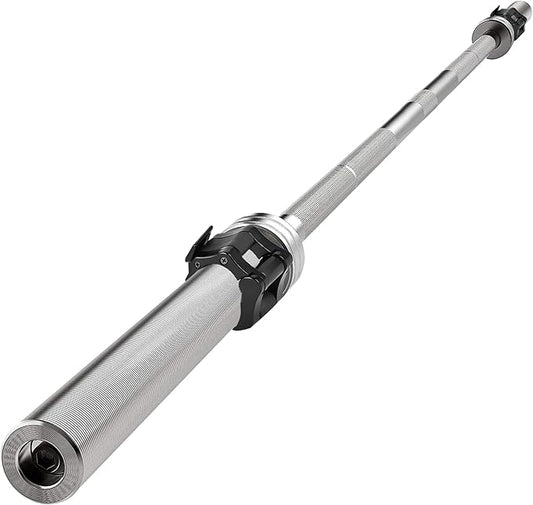 Top Pick – SereneLife Olympic Chrome Barbell Bar - 7- foot