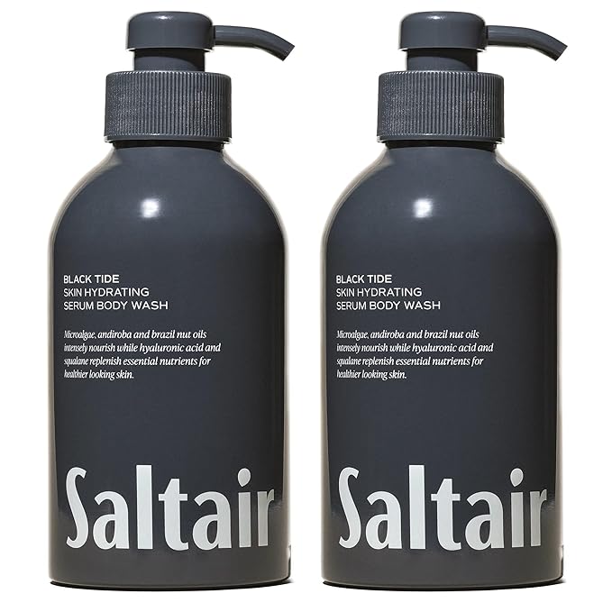 Saltair Body Washes – Saltair Body Wash, Black Tide 2-Pack