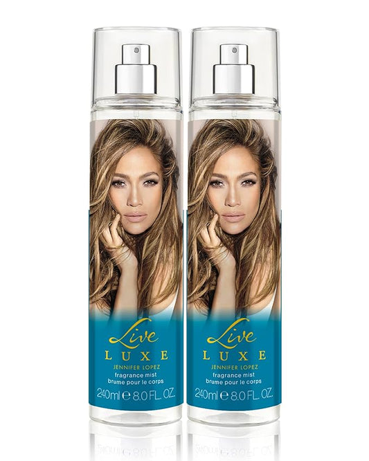 JENNIFERLOPEZ Body Sprays – Jennifer Lopez Live Luxe Body Mist, 240ml (8fl oz) Duo Pack (2 Pack)