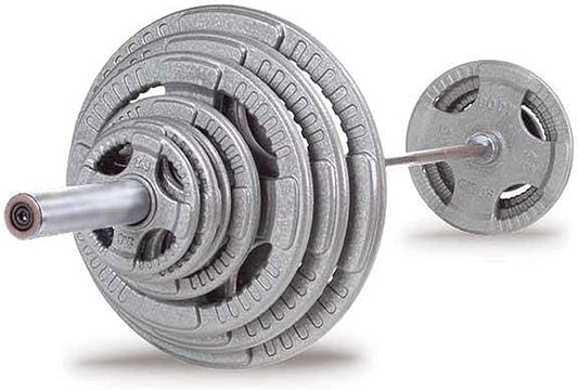 Top Pick – Body-Solid Cast Iron Olympic Quad Grip Design Weight 2 Inch