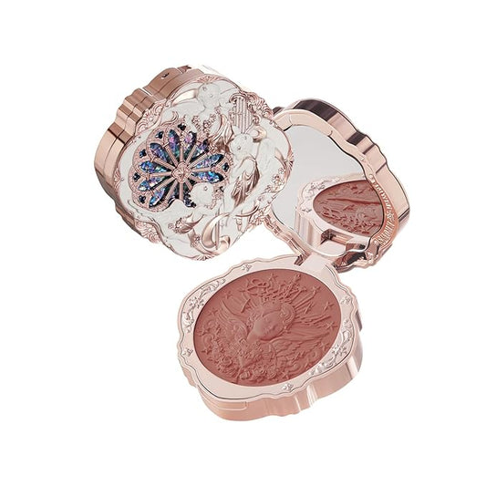 FlowerKnows Blush – Flower Knows Little Angel Cream Blush,Buildable & Blendable Makeup Blush for cheeks,Soft & Long-lasting,Brick Red Flush for All Skin Tones(01 Flaming Heart,6g)