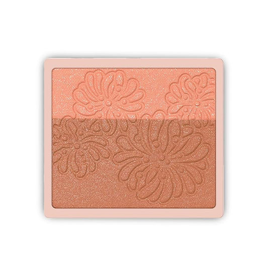 PAULJOEBEAUTE Blush – Paul & Joe Pressed Blush Palette Refill Only, Case Sold Separately, Oil-Absorbing Blush Powder, Bi-Color Face Blushes with Fitting Veil Powder, Light Orange and Brown, 09 Pain Perdu, 0