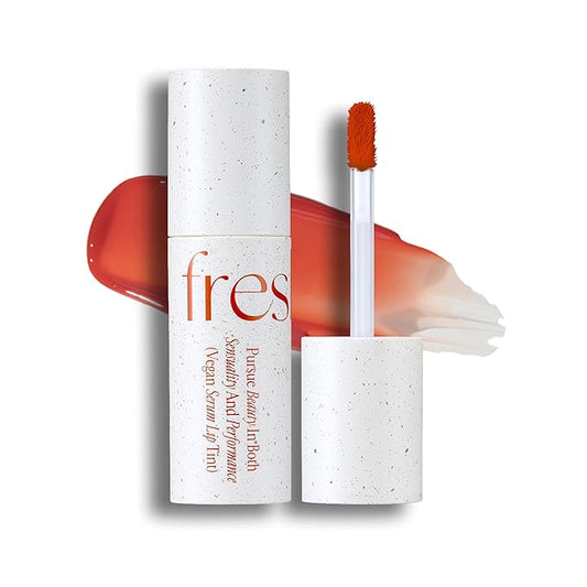 Vegan Serum Lip Tint (02 Garden, 0.21oz) - Long-Lasting Moisturizing Formula, Lightweight Lip Stain. Korean Makeup Skin Care. Luminous, Hydrated Lips.