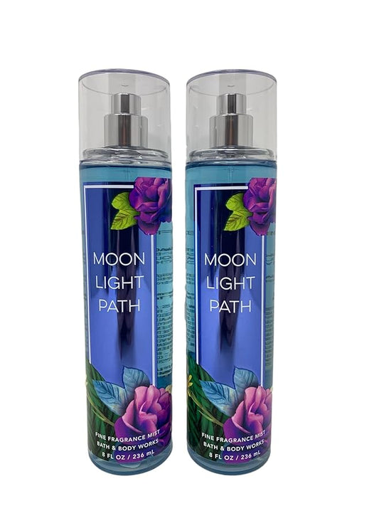 Bath+%26+Body+Works Body Sprays – Bath & Body Works Moonlight Path Fine Fragrance Mist - Value Pack Lot of 2 (Moonlight Path)