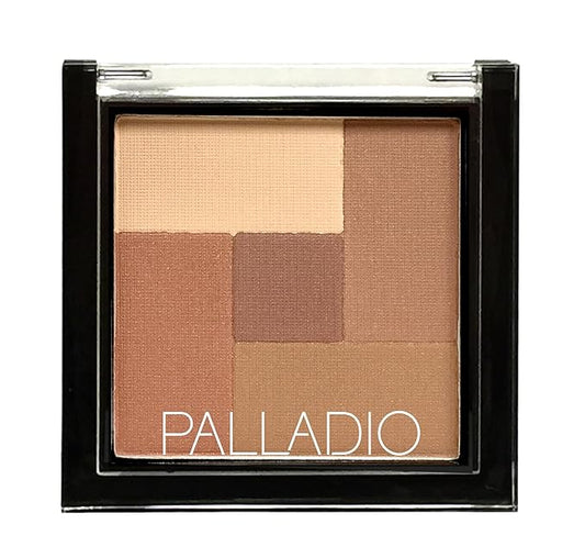 PalladioBeauty Blush – Palladio 2-In-1 Mosaic Powder Blush & Bronzer, Sun Kissed