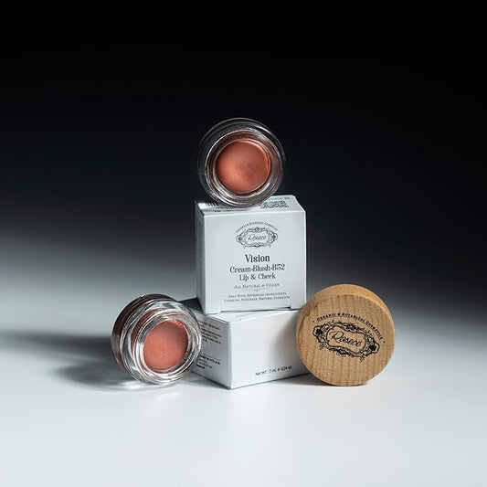 ROSECE Blush – 2-in-1 Cream Cheek Blush + Lip Color | Natural Mineral pigment | Soft Lips with natural oils and Vitamin E | 100% Plant ingredients, Vegan (Sunset Tones/Matte-Vision, 0