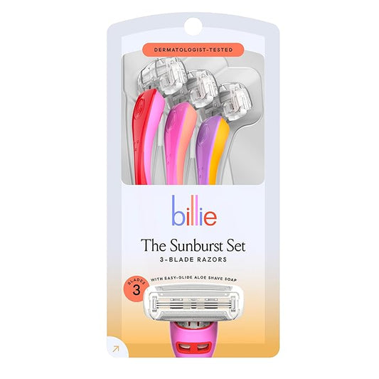 TheAward-WinningRazor Disposable Razors – Billie Disposable Razors for Women - The Sunburst Set