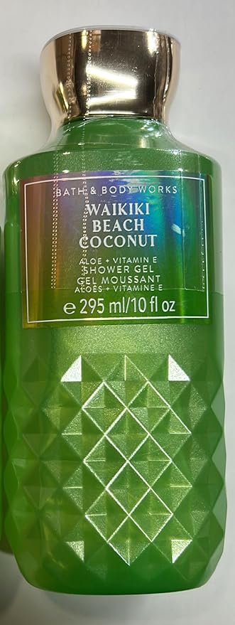 Bath+%26+Body+Works Body Washes – Bath and Body Works WAIKIKI - BEACH COCONUT Shower Gel 10 Fluid Ounce (2020 Edition)