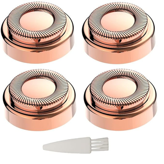 Fjwedve Replacement Heads – Replacement Heads For Finishing Touch Flawless Facial Hair Remover,Women Hair Removal Shaving Head First Generation (4PCS, GEN 1)