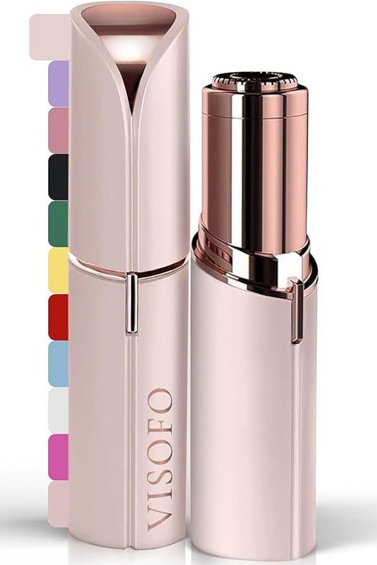 VISOFO Personal Groomers – Facial Hair Removal for Women | Electric Razor Device Small Mustache Dermaplaning Remover Tools Tweezers Epilator Trimmer Face Dermaplane Shavers Beauty Gadgets Set Accessories by VISOFO (Agate)