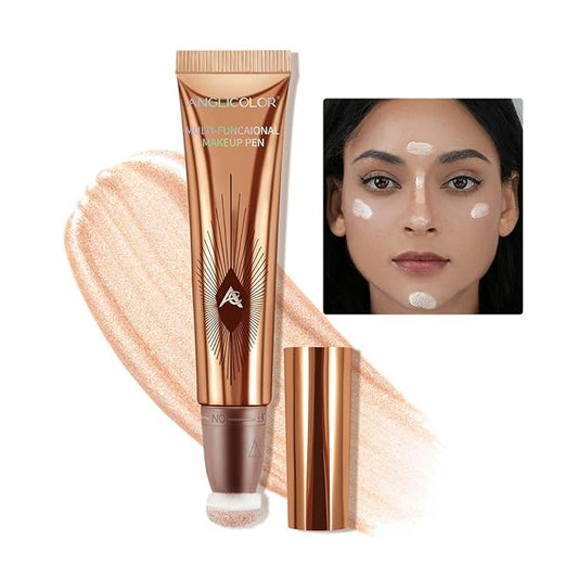 Liquid Highlighter Makeup Stick 3D Sparkling Effect,Cream Highlighter