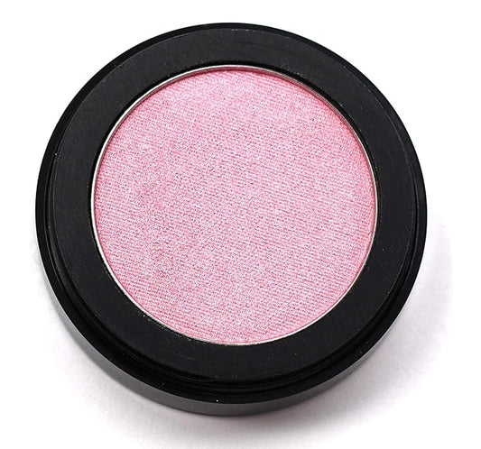 PureZiva Eyeshadow – Pink Glow Satin Light Baby Pink Opal Sunkissed Shimmering Shimmer Pressed Powder Single Vegan Eyeshadow; Talc, Paraben & Cruelty Free
