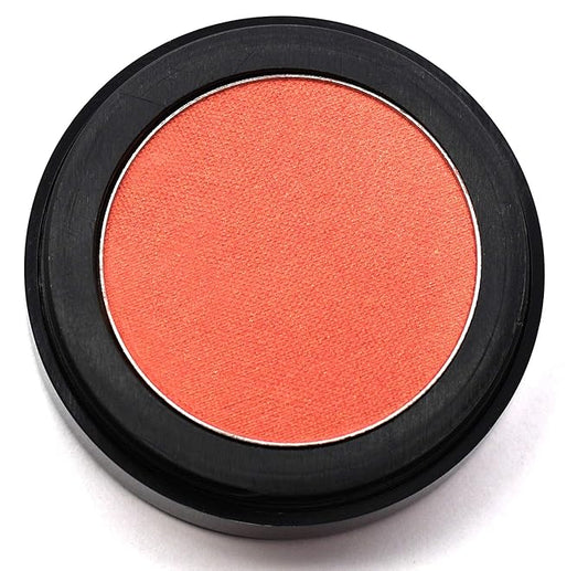 PureZiva Eyeshadow – Dusty Coral Peach Pink Orange Sunkissed Shimmering Shimmer Pressed Powder Single Eyeshadow; Talc, Paraben & Cruelty Free