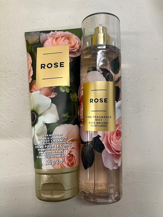 Bath+%26+Body+Works Creams – Bath and Body Works - Rose - Ultra Shea Body Cream and Fine Fragrance Mist -8 Oz 2018