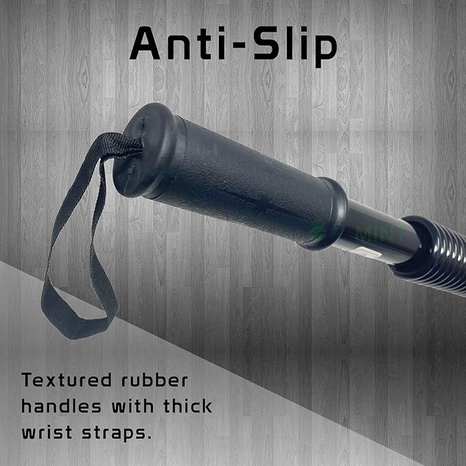 Top Pick – MOVEMINT Power Twister Chest Resistance Spring Bar Exerciser (20KG to 100KG Opti