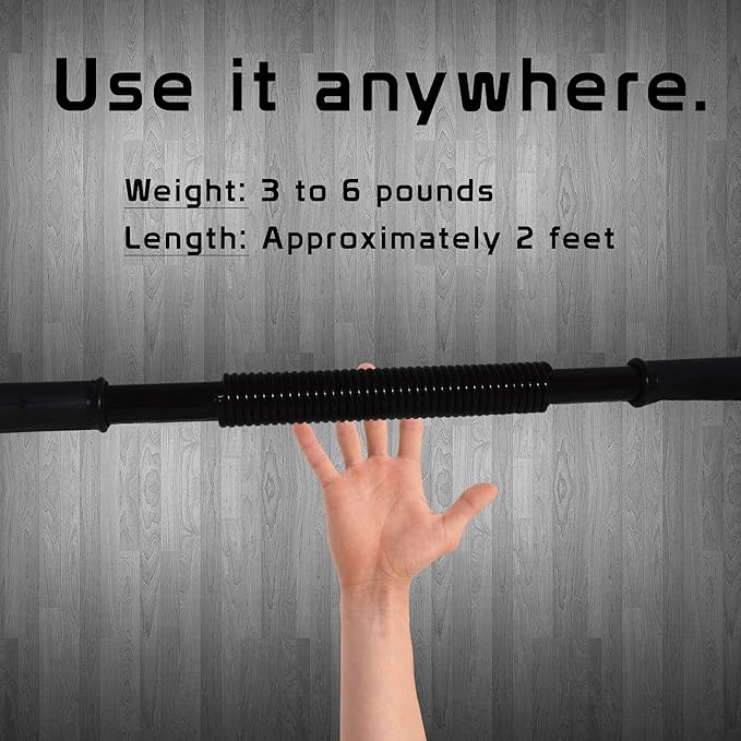 Top Pick – MOVEMINT Power Twister Chest Resistance Spring Bar Exerciser (20KG to 100KG Opti