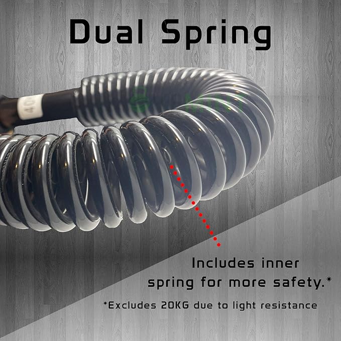 Top Pick – MOVEMINT Power Twister Chest Resistance Spring Bar Exerciser (20KG to 100KG Opti