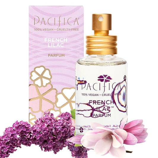 PacificaBeauty Eau de Parfum – Pacifica French Lilac Spray Perfume – Clean Vegan Floral Fragrance for Women, Fresh-Cut Lilac & Powdery Magnolia Notes, Long-Lasting Romantic Spring Scent, 1 oz