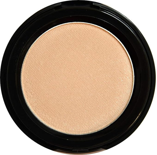 PureZiva Eyeshadow – Oyster Off White Nude Naked Cream Color Matte Pressed Powder Single Vegan Eyeshadow; Talc, Paraben & Cruelty Free