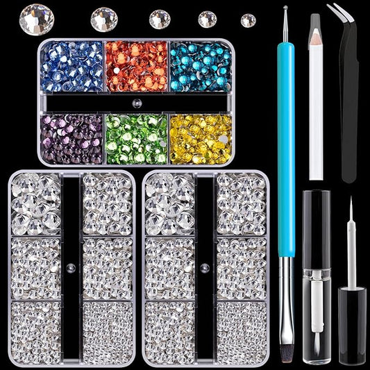 Colorful Face Gems for Makeup Set,