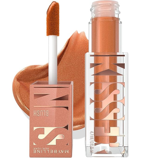 MAYBELLINENEWYORK Blush – Maybelline Sunkisser Multi-Use Liquid Blush and Bronzer, Blendable, Longwear, Glowy Make Up, Summer In The City, 1 Count