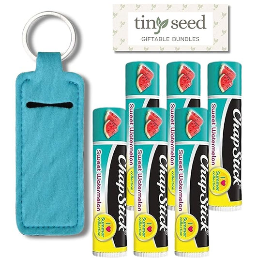 Sweet Watermelon Chapstick 6-Pack. Includes Bonus Bundle