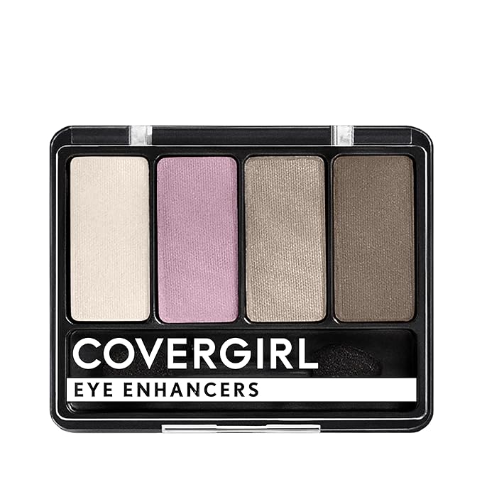 COVERGIRL Eyeshadow – COVERGIRL - Eye Enhancers 4-Kit Eyeshadow, silky, sheer formula, double ended applicator, 100% Cruelty-free