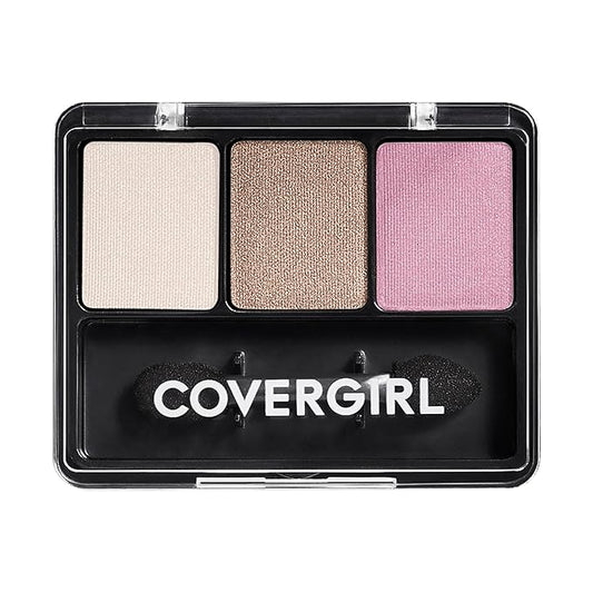 COVERGIRL Eyeshadow – COVERGIRL - Eye Enhancers 3-Kit Eyeshadow, silky, sheer formula, double ended applicator, 100% Cruelty-free