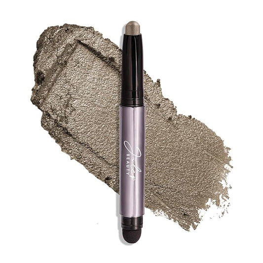 JulepBeauty Eyeshadow – Julep Cream-to-Powder Waterproof Shadow Stick Galaxy Grey Shimmer Long-Lasting, Crease-Proof Cream Eyeshadow with Built-in Smudger