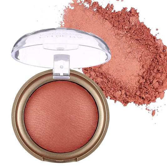 glowtalebaeuty Blush – Baked Blush, Marbleized Blush for Cheeks, Shimmery Satin Finish Blushes Powder Palette, Buildable Color Natural Face Makeup Powder