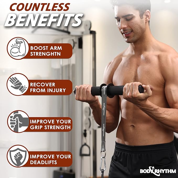 Top Pick – BODYRHYTHM Wrist and Forearm Blaster 1-inch Standard 2-inch Olympic