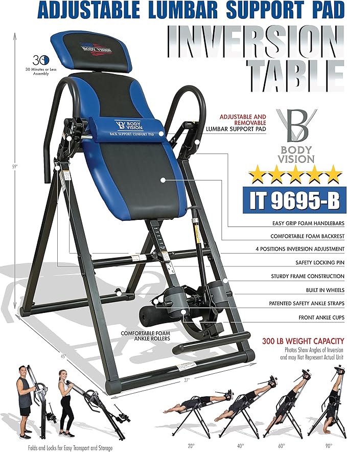 Top Pick – Body Vision IT 9695-B Deluxe Heavy Duty Therapeutic