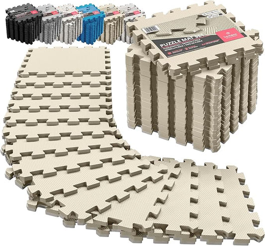 Top Pick – Gym Flooring Set - Interlocking EVA Soft Foam 18 Pieces