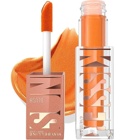 MAYBELLINENEWYORK Blush – Maybelline Sunkisser Multi-Use Liquid Blush and Bronzer, Blendable, Longwear, Glowy Make Up, Rooftop Views, 1 Count