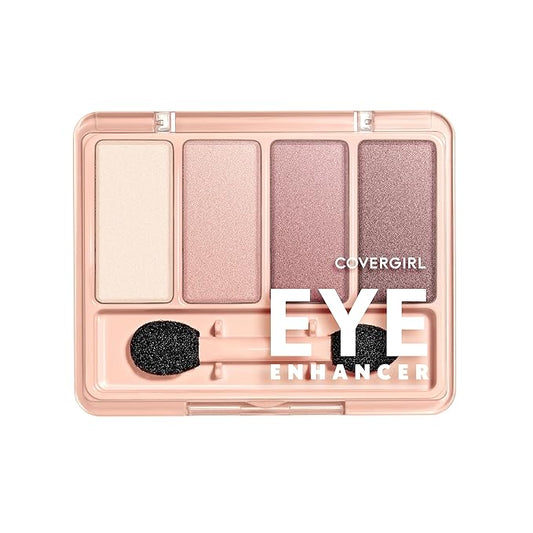 COVERGIRL Eyeshadow – COVERGIRL - Eye Enhancers 4-Kit Eyeshadow, silky, sheer formula, double ended applicator, 100% Cruelty-free