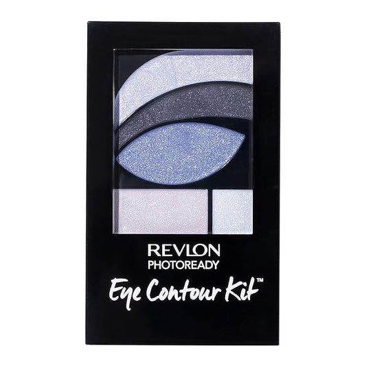 RevlonConsumerProductsCorp Eyeshadow – REVLON PhotoReady Eye Contour Kit, Eyeshadow Palette with 5 Wet/Dry Shades & Double-Ended Brush Applicator, Avant Garde (525), 0