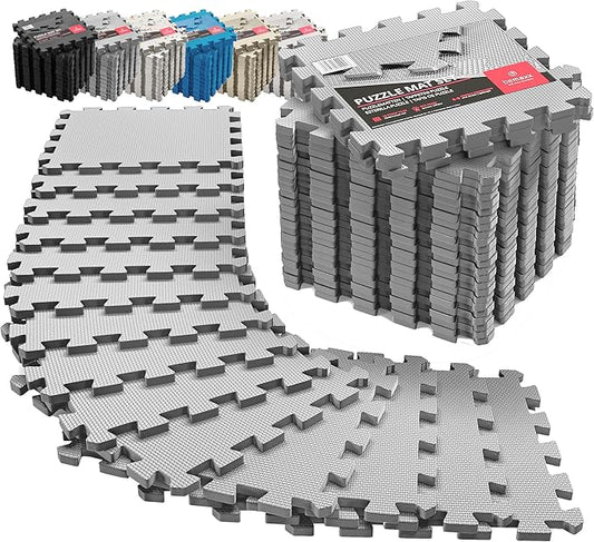 Top Pick – Gym Flooring Set - Interlocking EVA Soft Foam 18 Pieces