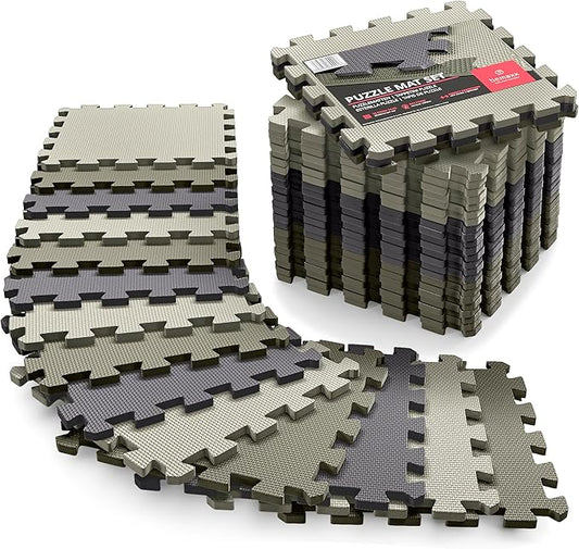 Top Pick – Gym Flooring Set - Interlocking EVA Soft Foam 18 Pieces