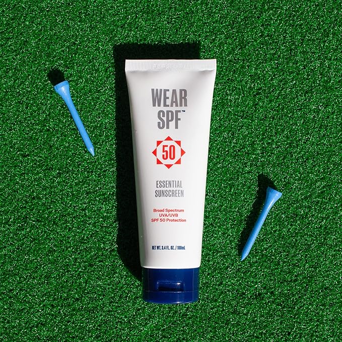 Essential Sunscreen SPF 50 Broad Spectrum Hybrid Lotion for Face and Body with Zinc Oxide to Reflect Harmful UVA/UVB Rays,3.4 oz
