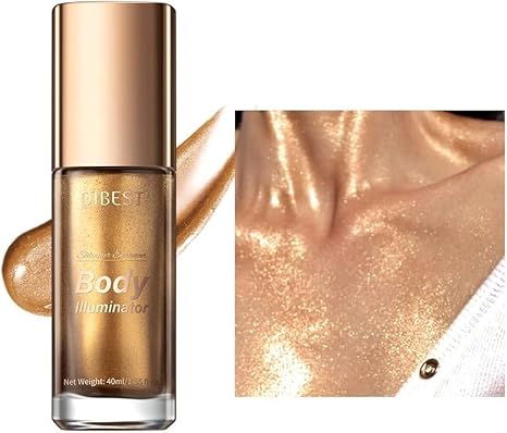 40ml Body Shimmer Oil,Face and Body Liquid Luminizer,Smooth 40ml | Home Organization